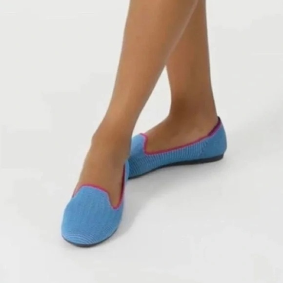 Rothy’s Bluebell Triple Stitch The Loafer SZ 7 - Picture 3 of 11